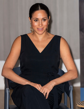 Meghan Duchess Sussex Visits Work Progress Editorial Stock Photo
