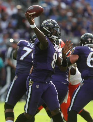 Baltimore Ravens Quarterback Lamar Jackson 8 Editorial Stock Photo