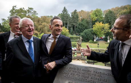 Ceremony marking the 30th anniversary of East Germans' exodus into West German embassy, Prague, Czech Republic - 30 Sep 2019