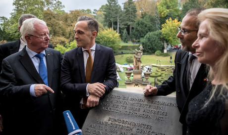 Ceremony marking the 30th anniversary of East Germans' exodus into West German embassy, Prague, Czech Republic - 30 Sep 2019