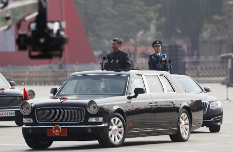 Chinese President Xi Jinping C Rides Editorial Stock Photo - Stock ...