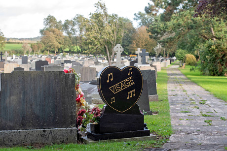 Steve Strange grave, Porthcawl, Wales, UK - 01 Oct 2019