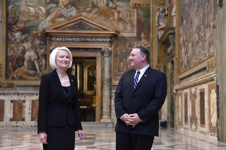 US State Secretary Pompeo in the Vatican, Vatican City, Vatican City State (Holy See) - 02 Oct 2019