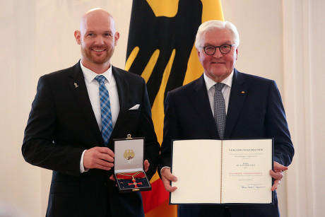 German President Steinmeier Awards Orders of Merit, Berlin, Germany - 02 Oct 2019