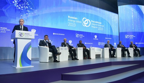 Russian Energy Week international forum in Moscow, Russian Federation - 02 Oct 2019