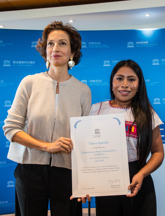 Yalitza Aparicio appointed UNESCO Goodwill Ambassador in Paris, France - 04 Oct 2019