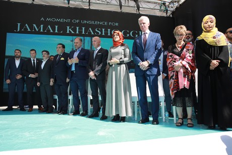 Anniversary of the assassination of Saudi dissident journalist Jamal Khashoggi, Istanbul, Turkey - 02 Oct 2019