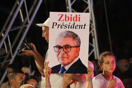 Tunisian presidential candidate Abdelkrim Zbidi campaign event, Tunis, Tunisia - 13 Sep 2019