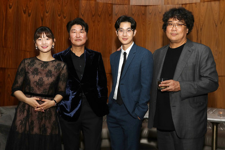 Actor Choi Woo Shik, director Bong Joon-Ho and actor Song Kang-Ho