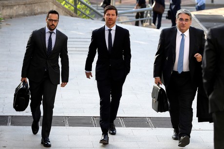 Trial of former soccer player Xabi Alonso for alleged tax fraud, Madrid, Spain - 09 Oct 2019