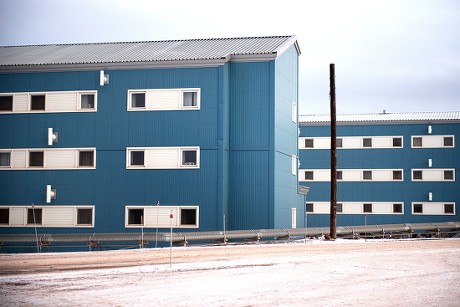 Buildings Thule Air Base United States Editorial Stock Photo