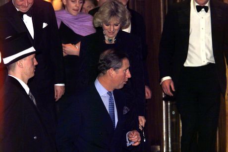 Britain's Prince Charles The Prince Of Wales And His Friend Camilla Parker Bowles Leave The Ritz Hotel In London Thursday January 28 1999 After Attending The 50th Birthday Party Of Camilla S Sister Annabel Elliott. It Is The First Time That The Coup