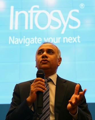 Infosys Q2 Results In Bangalore, India - 11 Oct 2019 Stock Pictures ...