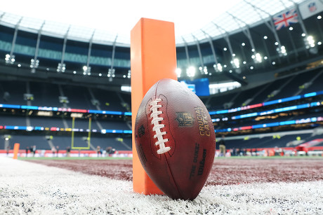 Nfl Game Ball Side Pitch Tottenham Editorial Stock Photo - Stock Image