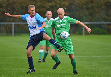 Labour Party Conference Liverpool Merseyside.- Stephen Kinnock MP(green) - Labour Party V Media Football Match At Walton Park Football Grounds Liverpool.  - 23/9/18.