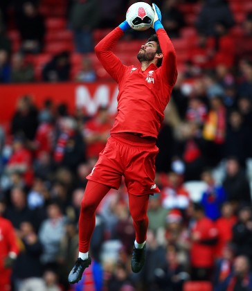 Liverpool Goalkeeper Alisson Becker Warms Ahead Editorial Stock Photo Stock Image Shutterstock