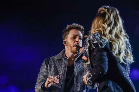 Sandy & Junior in concert at Barclays Center, New York, USA - 02 Oct 2019