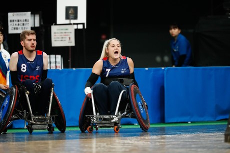 USA v Great Britain, World Wheelchair Rugby Challenge Semi-final, Tokyo Metropolitan Gymnasium, Japan - 19 Oct 2019