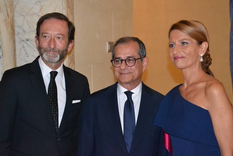 Villa Almone party for national holiday of Germany, Rome, Italy - 03 Oct 2019