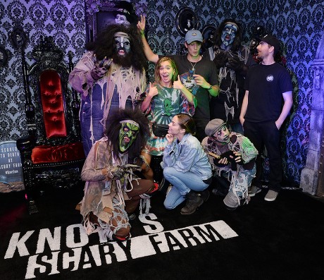 Celebrities at Knott's Scary Farm, Los Angeles, USA - 21 Sep 2019