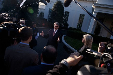 US Secretary of Energy Rick Perry presser, Washington, USA - 23 Oct 2019