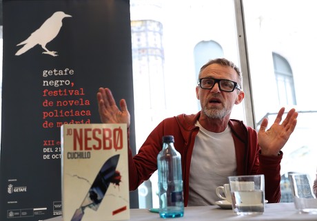 Norwegian writer Jo Nesbo interview in Madrid, Spain - 24 Oct 2019