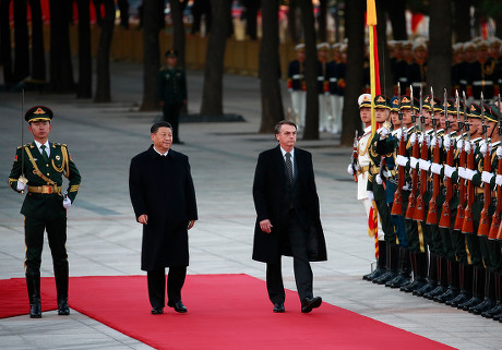 Brazilian President Jair Bolsonaro visits China, Beijing - 25 Oct 2019 ...