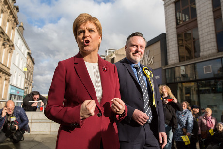 Nicola Sturgeon on campaign trail in Stirling, United Kingdom - 30 Oct 2019