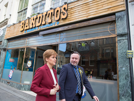 Nicola Sturgeon on campaign trail in Stirling, United Kingdom - 30 Oct 2019