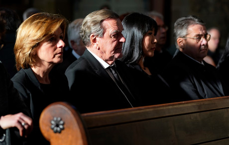 Memorial service for former German politician Erhard Eppler in Schwaebisch Hall, Germany - 31 Oct 2019