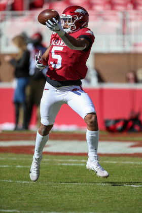 Rakeem Boyd 5 Razorback Running Back Editorial Stock Photo - Stock ...