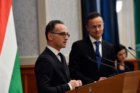 German Minister of Foreign Affairs Heiko Maas visits Hungary, Budapest - 04 Nov 2019