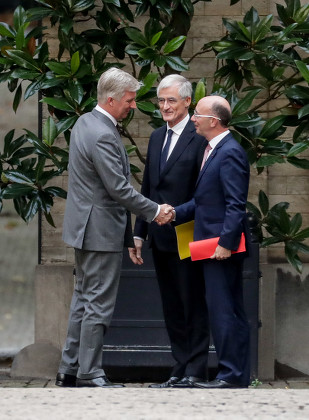 Meeting of the 'pre-formators' with the King at the Royal Palace, Brussels, Belgium - 04 Nov 2019