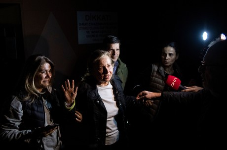 Journalists released from prison in Turkey, Istanbul - 04 Nov 2019