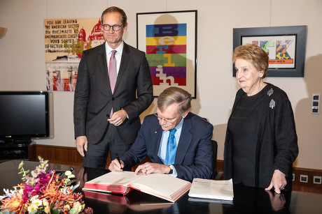 Madeleine Albright and Robert Zoellick at Berlin's city hall, Germany - 06 Nov 2019