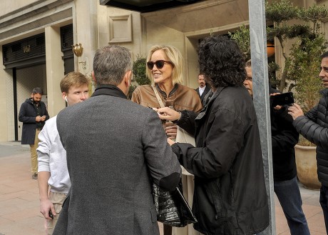 Sharon Stone out and about, Madrid, Spain - 06 Nov 2019