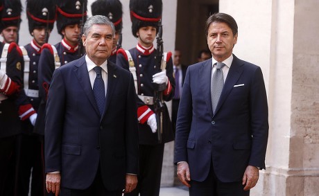 President of Turkmenistan Berdimuhamedow visits Italy, Rome - 07 Nov 2019