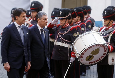 President of Turkmenistan Berdimuhamedow visits Italy, Rome - 07 Nov 2019