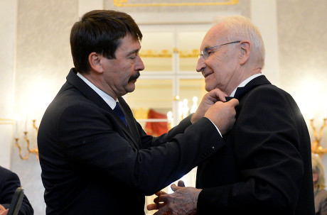 Edmund Stoiber awarded with the Grand Cross of the Hungarian Order of Merit, Budapest, Hungary - 08 Nov 2019