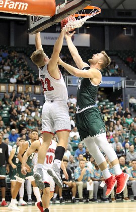 Hawaii Rainbow Warriors Forward Zigmars Raimo Editorial Stock Photo ...