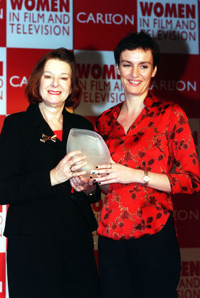 Actress Daniela Nardini Pictured With Producer Verity Lambert At The Woman In Film And Television Awards.
