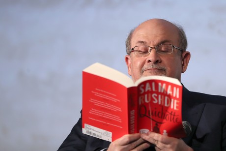 Salman Rushdie presents new book Quichotte in Berlin, Germany - 11 Nov 2019