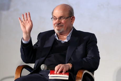 Salman Rushdie presents new book Quichotte in Berlin, Germany - 11 Nov 2019