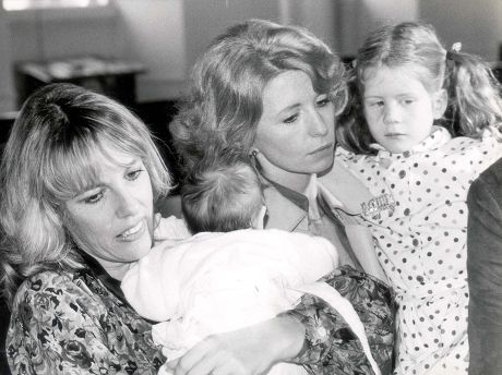 Esther Rantzen And Baby Rebecca; Jane Asher With Her Six Year Old Daughter. Esther Rantzen Was There With Her Five-week Old Baby Rebecca Doing Her First Public Engagement. Paintings By Deaf Children Who Competed In A Nationwide Painting Competition O