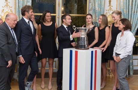 French Womens tennis team reception at Elysee Palace, Paris, France - 12 Nov 2019