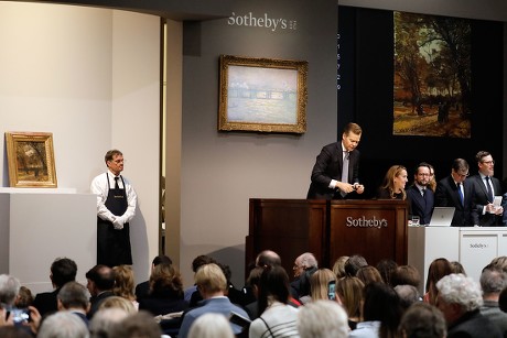 Vincent van Gogh, 'People Strolling in a Park in Paris' Auction Sotheby's New York, USA - 12 Nov 2019