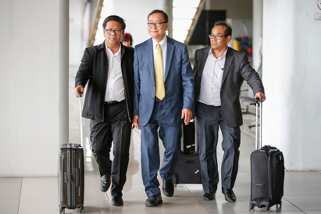 Self-exiled former Cambodian opposition leader Sam Rainsy visits Jakarta, Indonesia - 14 Nov 2019