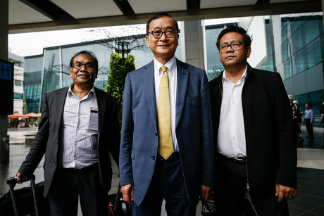 Self-exiled former Cambodian opposition leader Sam Rainsy visits Jakarta, Indonesia - 14 Nov 2019