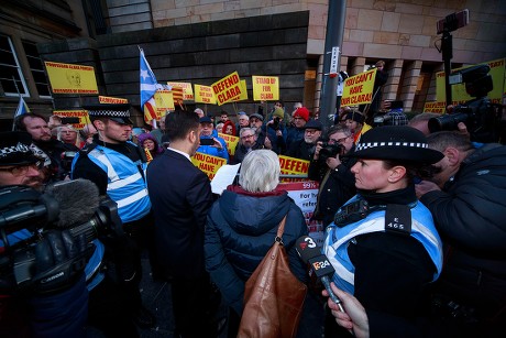 Clara Ponsati hands herself in to police, Edinburgh, United Kingdom - 14 Nov 2019