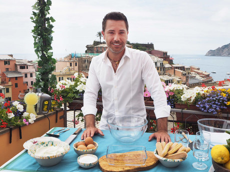 Gino Dacampo Prepares Tiramisu Twist Using Editorial Stock Photo